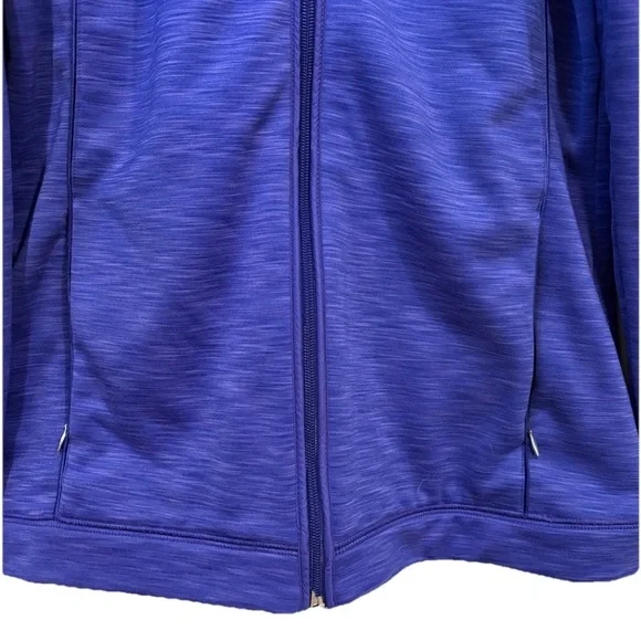 Women's T by Talbots‎ Fleece Full Zip Athletic Jacket Purple Size Small - Picture 2 of 7